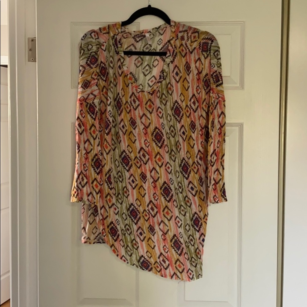 💥 3/30$💥** SHEER GEOMETRIC TOP **